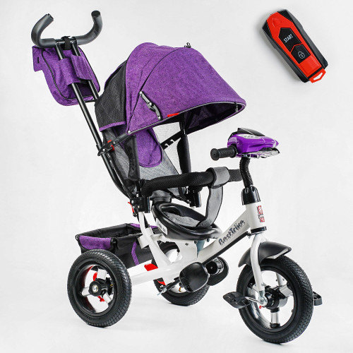 Велосипед Купол Вest Trike 15-708/3390 Триколісний/Бузковий/звук-світло/"колеса Надувні"