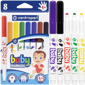 Фломастери 8 кольорів Baby 8660/08 в коробці