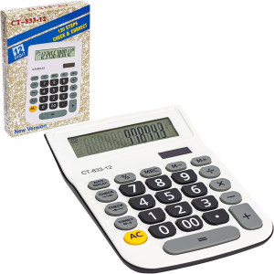 Калькулятор ДS-833-12 (19*13*2.5cм)