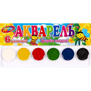 Акварель медова 12 кольорів