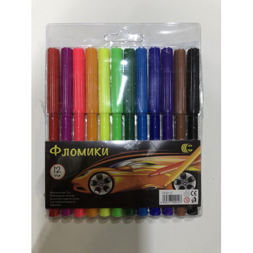 Фломастери 12шт.Фломики