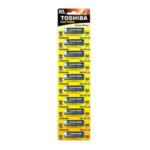 Батарейки TOSHIBA ALKALINE Пальчикові LR-06 ШТУЧНО Лист 10в1