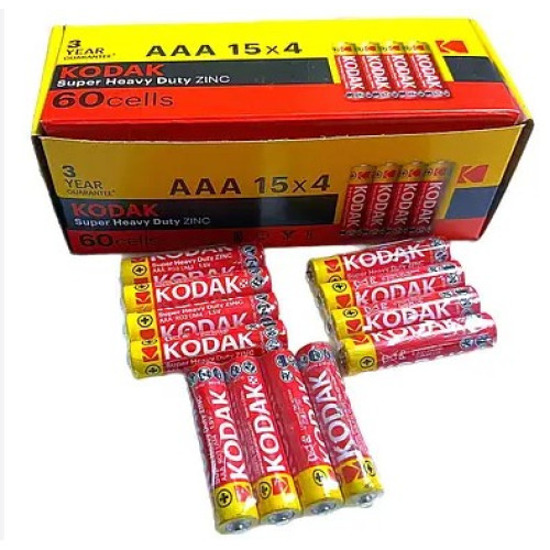 Батарейки Kodak СОЛЬОВІ Мініпальчик R-3 кор-ка (60шт/уп)
