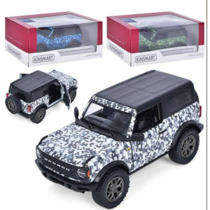КТ 5445WВ Ford Bronco 2022 CAMO-EDITION/12см/инерция/метал кор-ка 16х7х8см