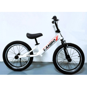 Біговел  CORSO 16 № 63449 Lambo/Білий/сталева рама/ручне гальмо/колесо Надувне