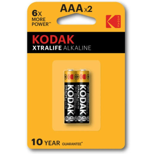 Батарейки Kodak ALKALINE Мініпальчик LR-03 Лист 2в1