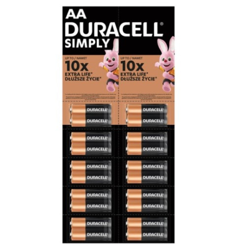 Батарейки Duracell Пальчикові LR-06 MN 1500 уп1х2шт відривна (плакат 2х10)