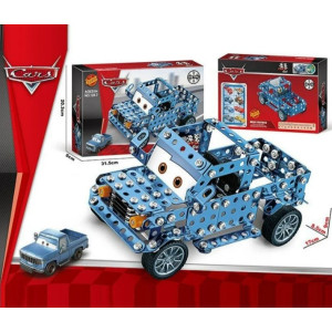 Конструктор Метал 128-7 Тачки, інструменти,кор-ка 31х6х20см