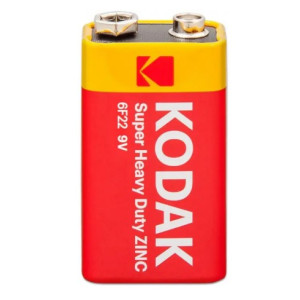 Батарейки Kodak СОЛЬОВІ Крона 6F-22 ШТУЧНО (10шт/уп)