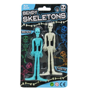 Скелетики 80-8318 набір 2в1/Skeletons 13см/гнуться суглоби Лист