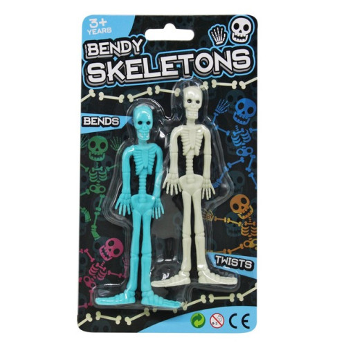 Скелетики 80-8318 набір 2в1/Skeletons 13см/гнуться суглоби Лист
