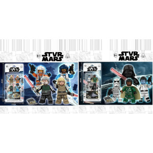 Герої Зоряних війн 2921/2924 Star Wars 4см 4в1 Лист 25х12,2см