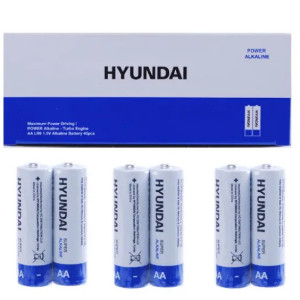 Батарейки Hyundai ALKALINE Пальчикові LR-06 спайка 2в1