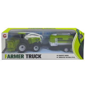 Комбайн 9975-7В Farmer Truck 23см,з причепом,інерція,кор-ка 26х7х9см