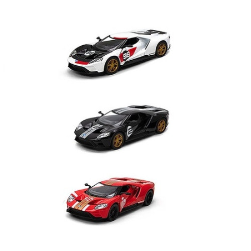 КТ 5448W Ford GT Heritage Edition 12см/инерция/метал кор-ка 16х7х8см