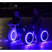 Біговел  White 0020-GS Yellow/Жовтий/обід ПЛАСТИК 82х39х10.5см/Світло LED 7кольор 4 режими/Bluetooth