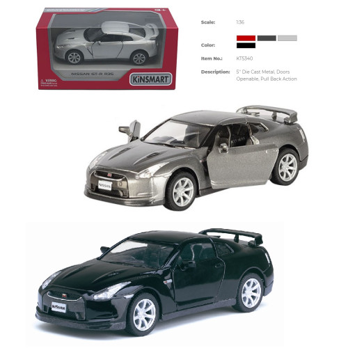 КТ 5340W  Nissan GT-R R35/12см/інерція/метал кор-ка 16х7х8см