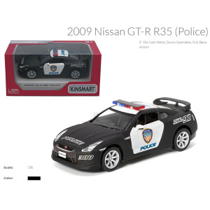 КТ 5340WP Nissan GT-R R35 Police 12см/інерція/метал кор-ка 16х7х8см