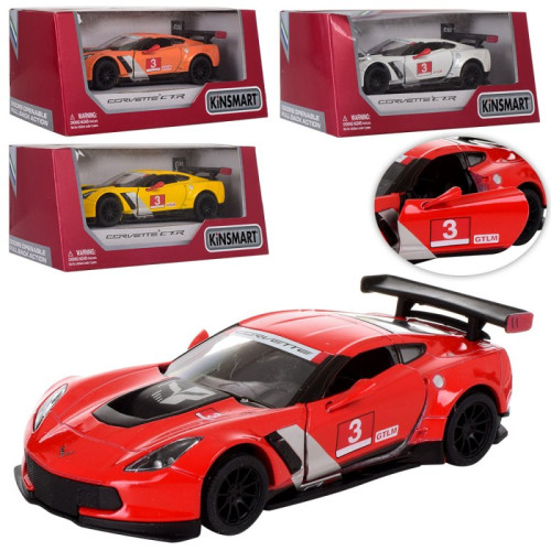 КТ 5397W Chevrolet Corvette C-7.R 12см/інерція/метал кор-ка 16х7х8см
