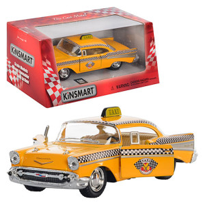 КТ 5360W CHEVROLET BEL AIR 1957 Такси/12см/інерція/метал кор-ка 16х7х8см