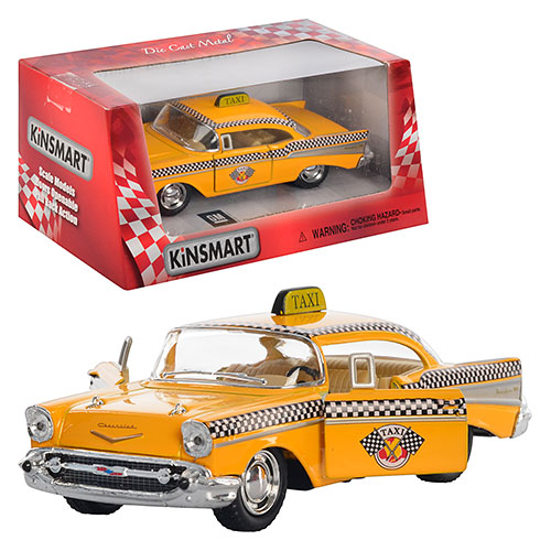 КТ 5360W CHEVROLET BEL AIR 1957 Такси/12см/інерція/метал кор-ка 16х7х8см