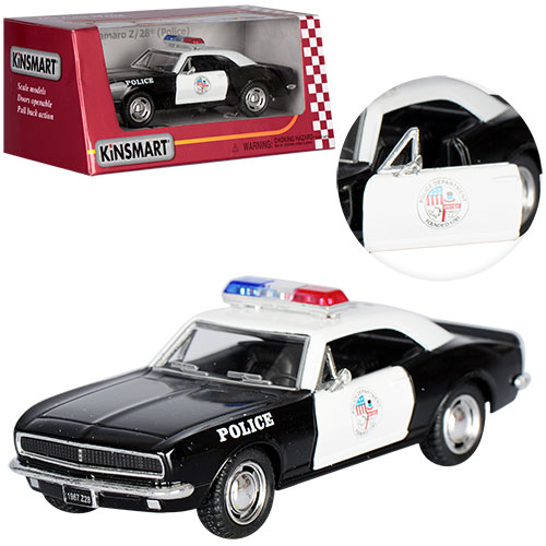 КТ 5341WР Chevrolet Camaro Z/28 1967 (Роlice) 12см/інерція/метал кор 16х7х8см