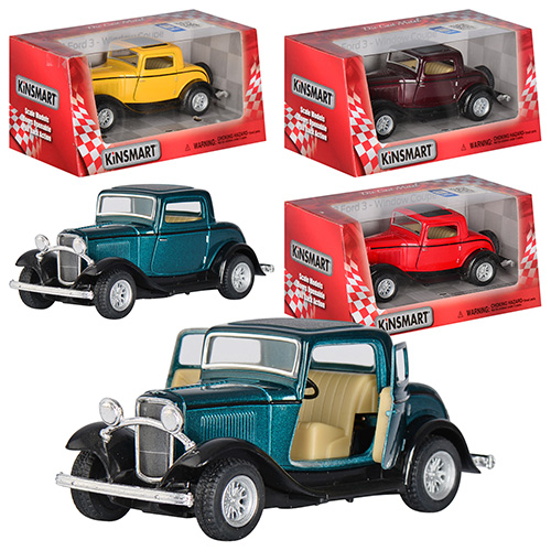 КТ 5332W Ford 3-Window 1932/12см/інерція/метал кор-ка 16х7х8см