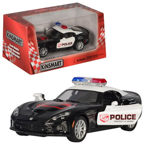 КТ 5363WP SRT Viper GTS (Police) 12см/інерція/метал кор-ка 16х7х8см