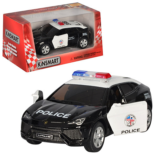КТ 5368WР Lamborghini Urus Police 12см/інерція/метал кор-ка 16х7х8см