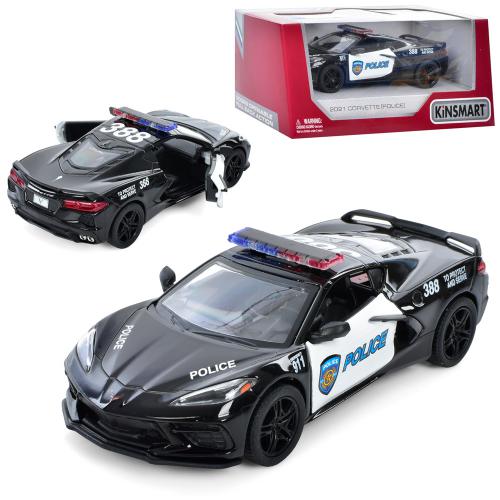 КТ 5432WР Corvette Роlice 12см/инерция/метал кор-ка 16х7х8см