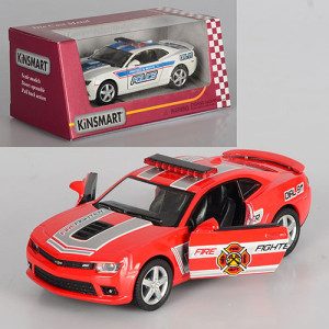 КТ 5383WРR Chevrolet Camaro Police/Firefighter 12см/інерція/метал кор-ка 16х7х8см