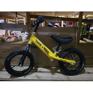 Біговел Теke&Ride 12 № 222 ЖОВТИЙ Сlassic,надувні колеса
